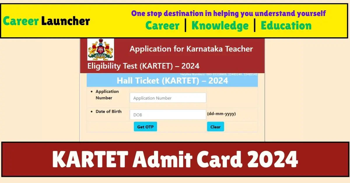 KARTET Admit Card 2024