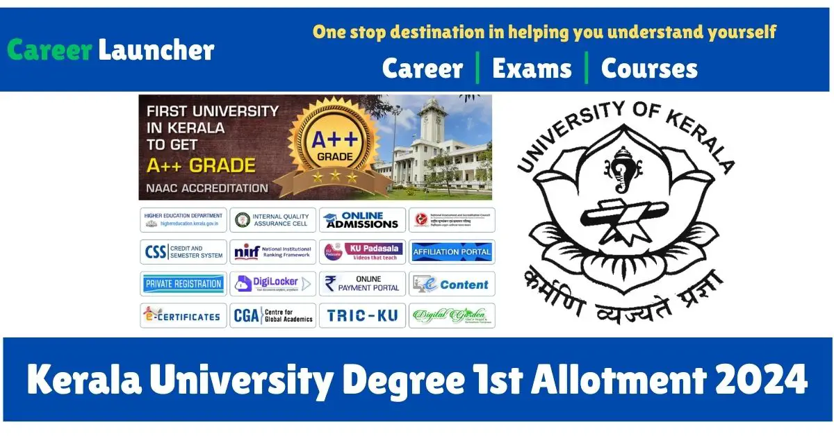 Kerala University Degree 1st Allotment 2024